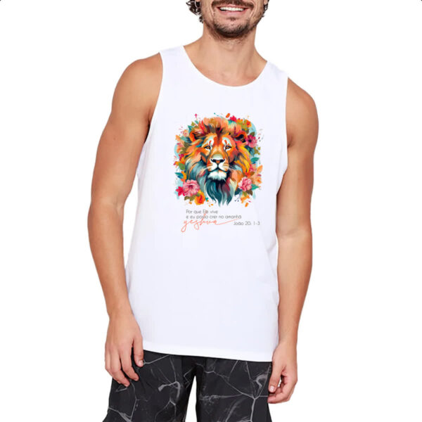 Camiseta Regata Yeshua Joao 20 1-3 - Imagem 2