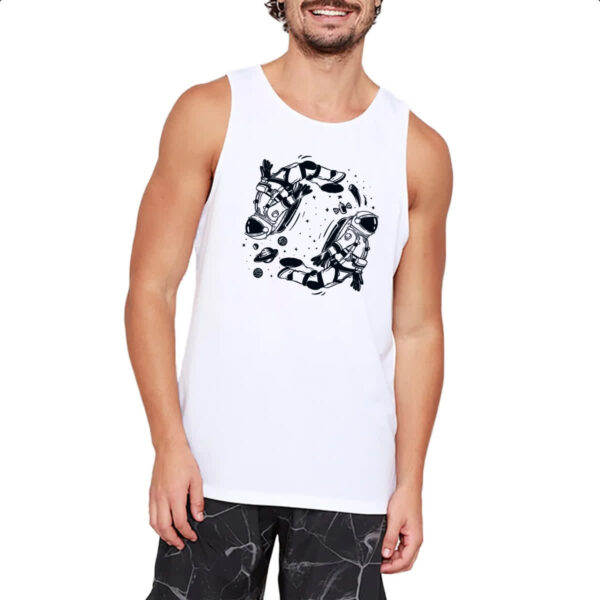 Camiseta Regata Yin Yang Astronauta - Imagem 2
