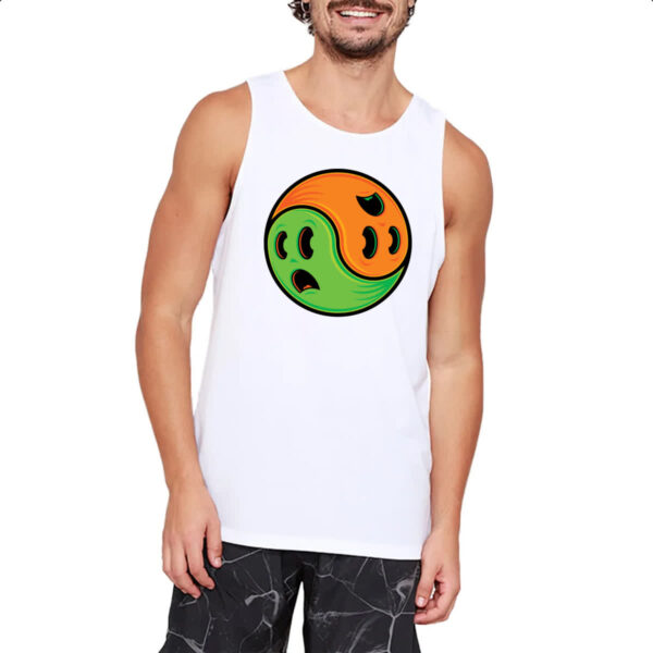 Camiseta Regata Yin Yang Halloween - Imagem 2