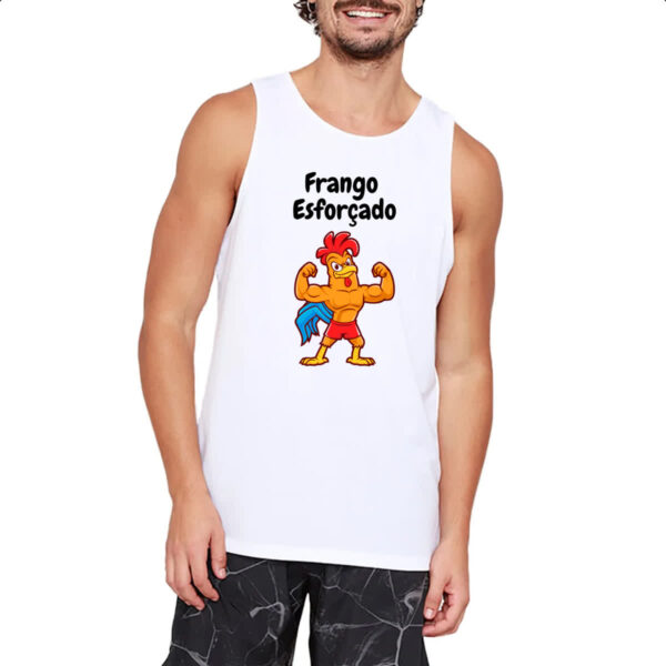 Camiseta Regata Academia frango esforcado - Imagem 2