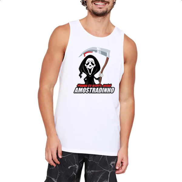 Camiseta Regata Humm eu gosto assim amostradinho - Imagem 2