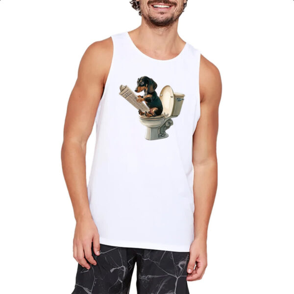 Camiseta Regata Cachorro Salsisha na sala de forca - Imagem 2