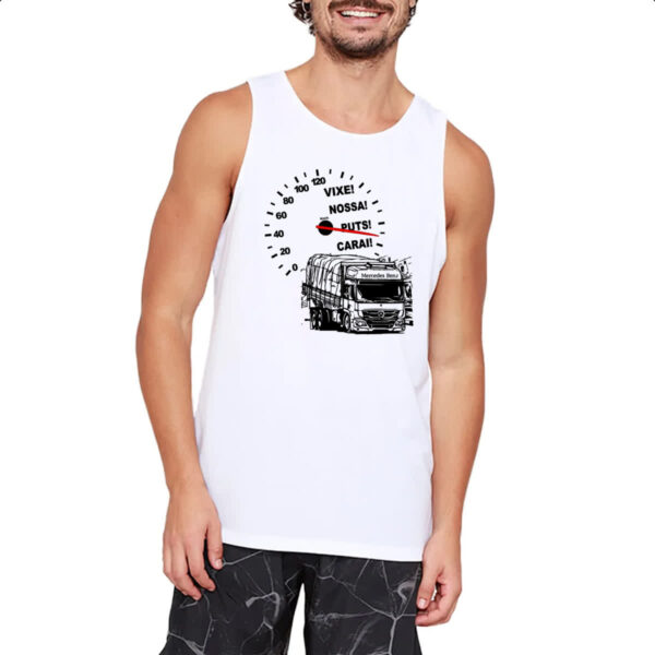 Camiseta Regata Caminhao velocimetro - Imagem 2