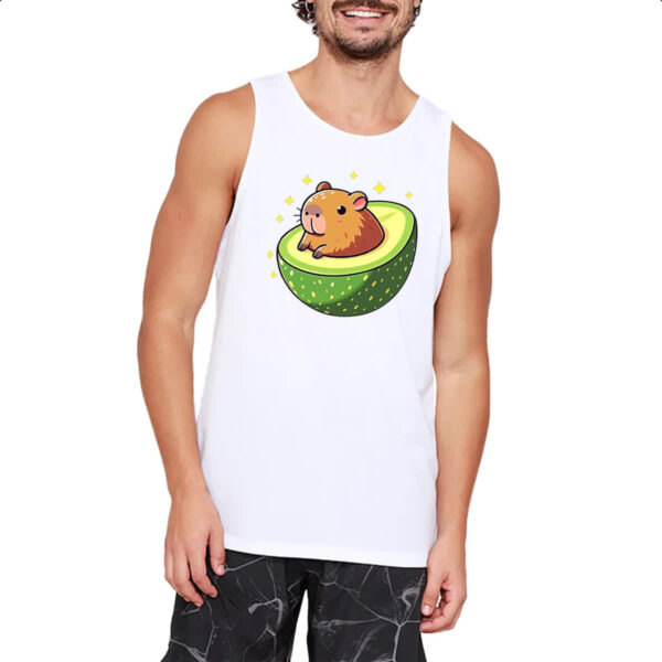 Camiseta Regata Capibacate capivara no abacate - Imagem 2