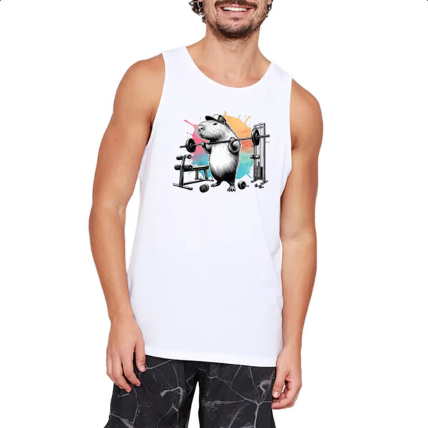 Camiseta Regata Capivara Maromba Pesos - Imagem 2