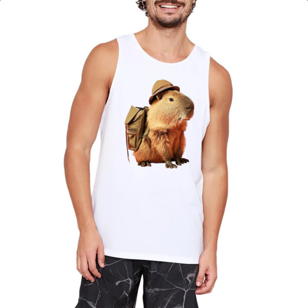 Camiseta Regata Capivara aventureira - Imagem 2