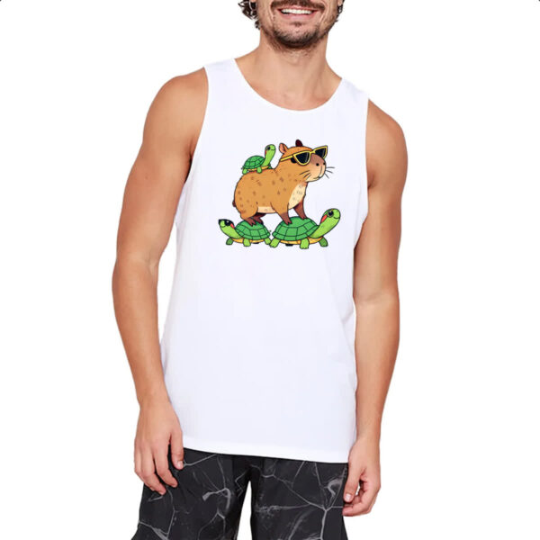 Camiseta Regata Capivara corrida tartaruga - Imagem 2