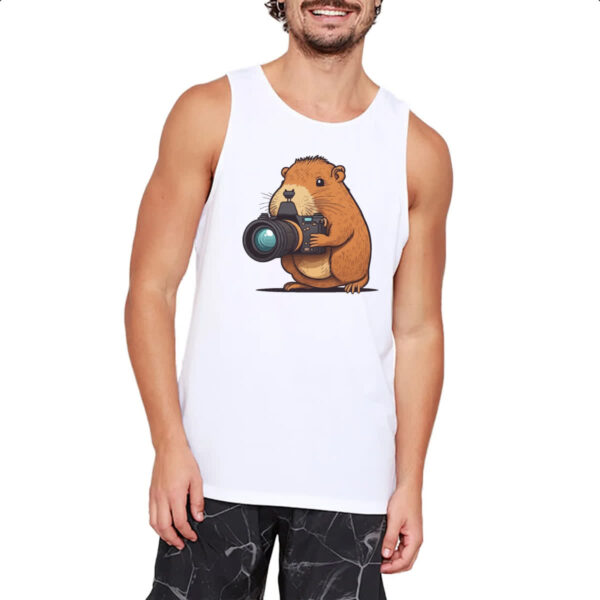 Camiseta Regata Capivara fotografica - Imagem 2