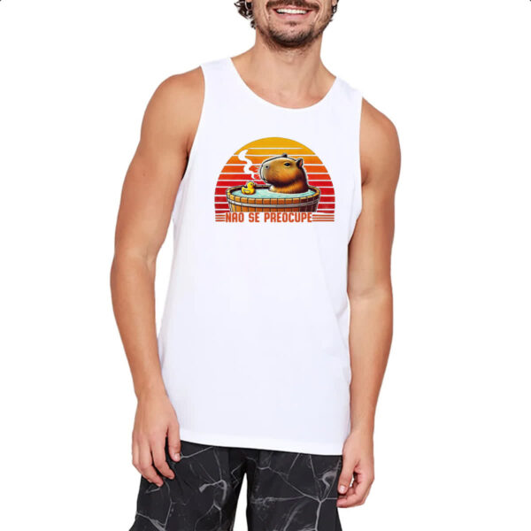 Camiseta Regata Capivara nao se preocupe - Imagem 2