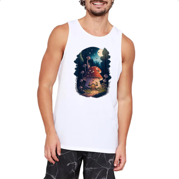 Camiseta Regata Casa cogumelo dos duendes - Imagem 2