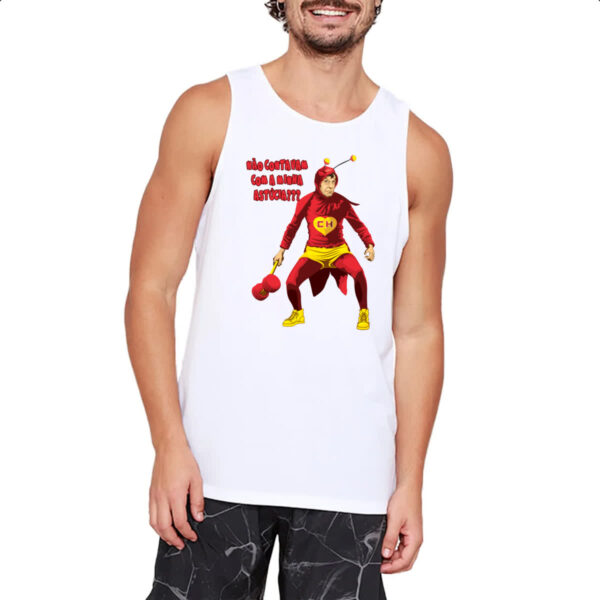 Camiseta Regata Chapolin nao contavam com minha astucia - Imagem 2