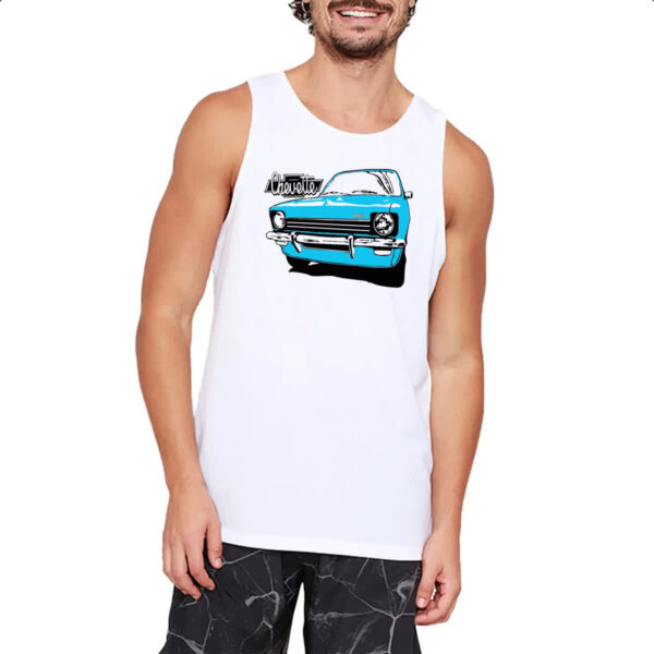 Camiseta Regata Chevette Azul primeira geracao - Imagem 2