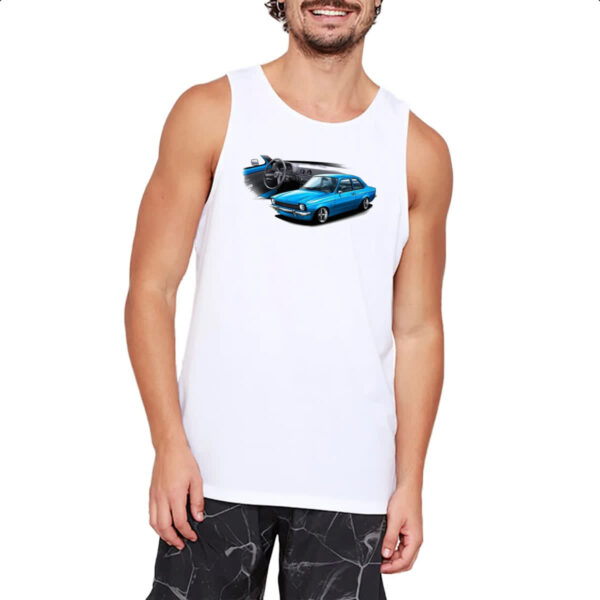 Camiseta Regata Chevette primeira geracao azul - Imagem 2