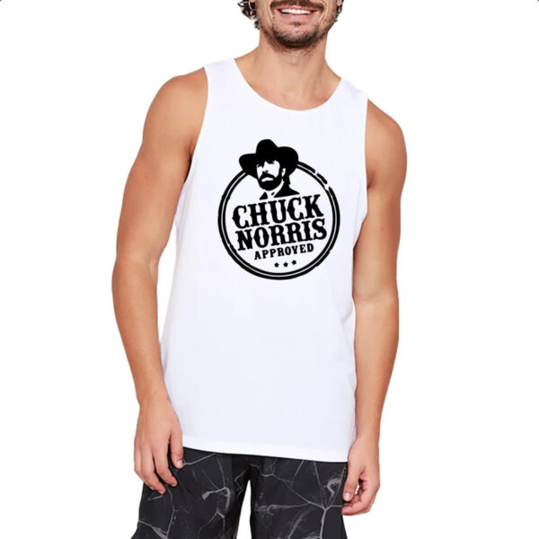 Camiseta Regata Chuck Norris Aproved - Imagem 2
