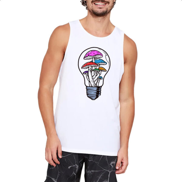 Camiseta Regata Cogumelos em lampada - Imagem 2