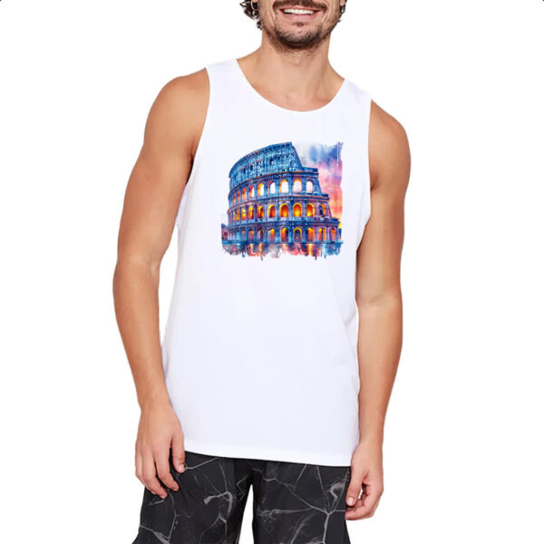 Camiseta Regata Coliseu watercolor - Imagem 2