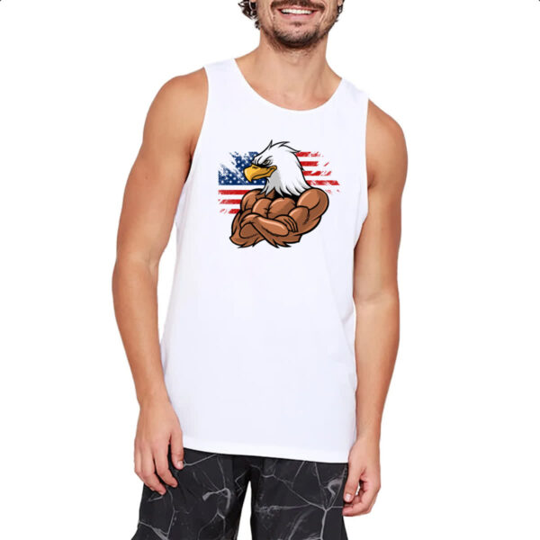 Camiseta Regata Aguia Americana maromba - Imagem 2