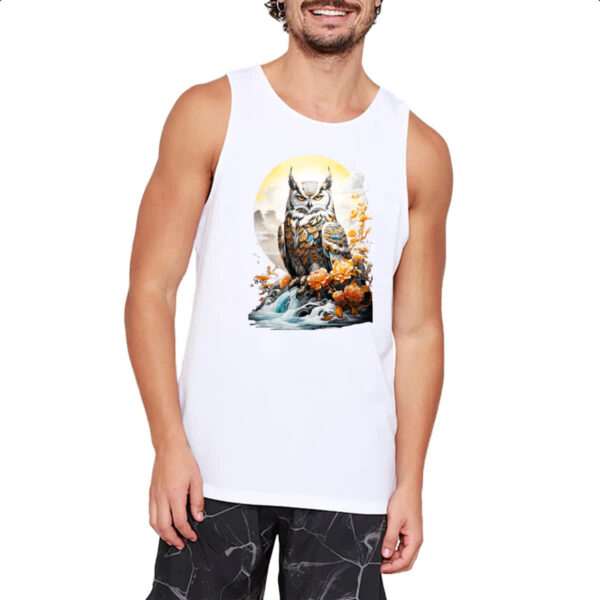 Camiseta Regata Coruja do Gelo Sunset - Imagem 2