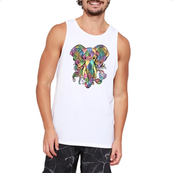Camiseta Regata Ahyuasca elefante hindu - Imagem 2
