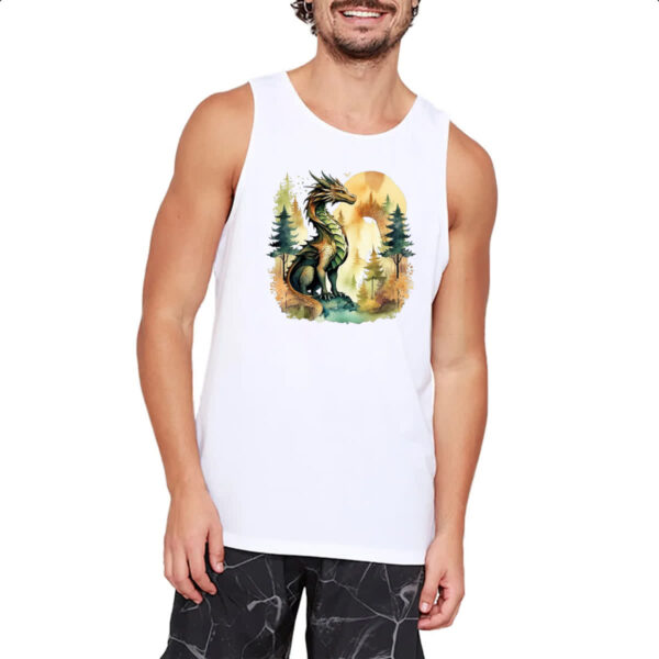 Camiseta Regata Dragao Floresta Sunset - Imagem 2