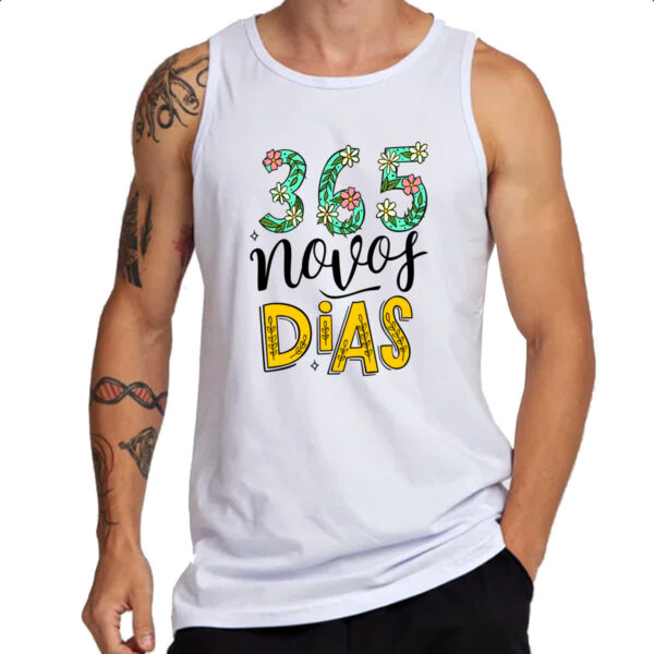 Camiseta Regata 365 novos dias - Imagem 3