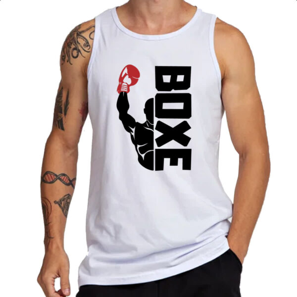 Camiseta Regata Esporte boxe luva - Imagem 3