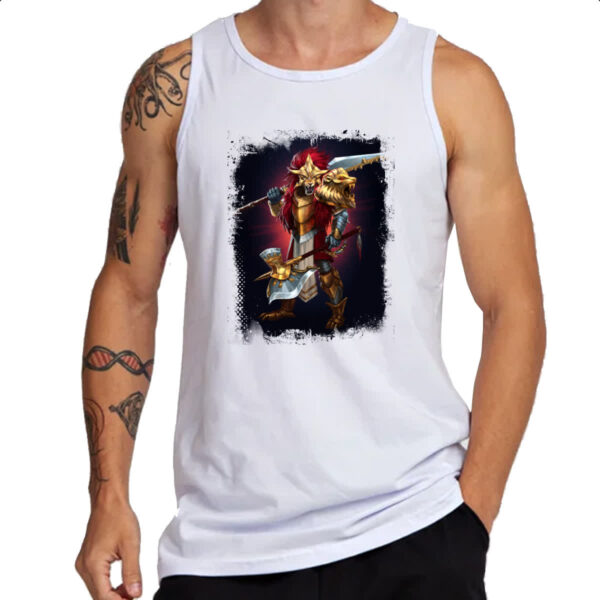 Camiseta Regata Empires and Puzzles Heroi Aruna Traje - Imagem 3
