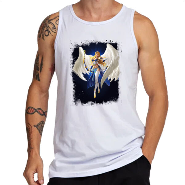 Camiseta Regata Empires and Puzzles Heroi Atena - Imagem 3