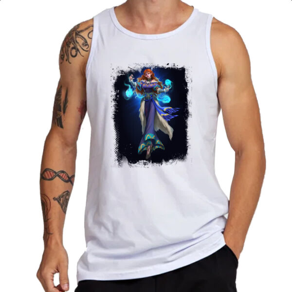 Camiseta Regata Empires and Puzzles Heroi Esme - Imagem 3