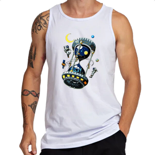 Camiseta Regata Ampulheta do espaco tempo - Imagem 3