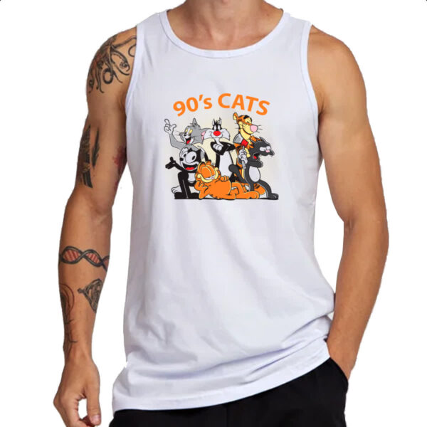 Camiseta Regata 90s cats - Imagem 3