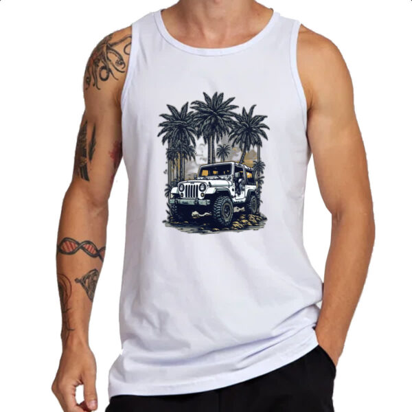 Camiseta Regata Jeep orffroad 4x4 sunset - Imagem 3