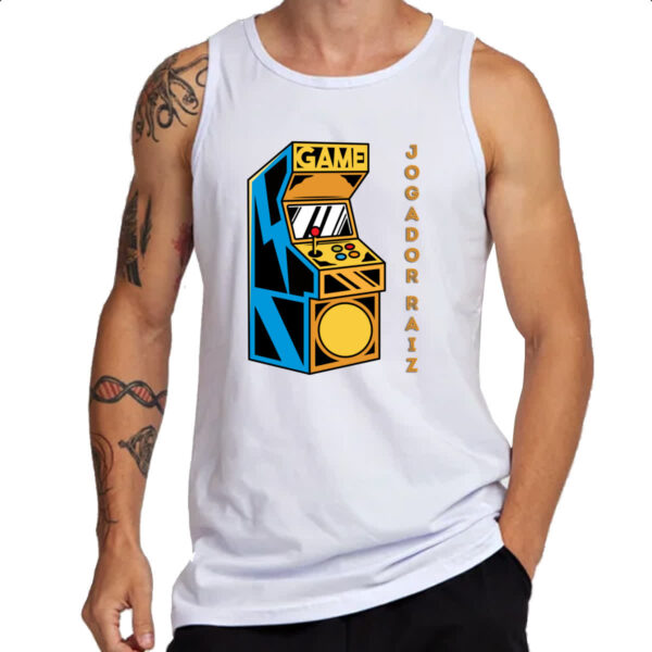 Camiseta Regata Jogador gamer raiz - Imagem 3