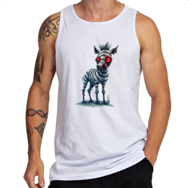 Camiseta Regata Zumbi Zebra - Imagem 3