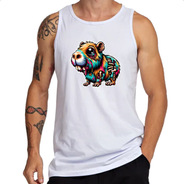 Camiseta Regata Zumbi capivara - Imagem 3