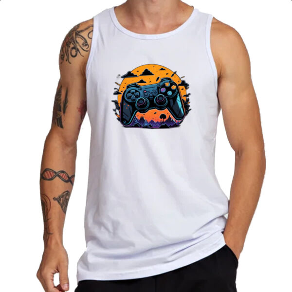Camiseta Regata XBox Controle Sunset - Imagem 3