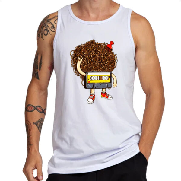 Camiseta Regata Fita K7 Black Power - Imagem 3