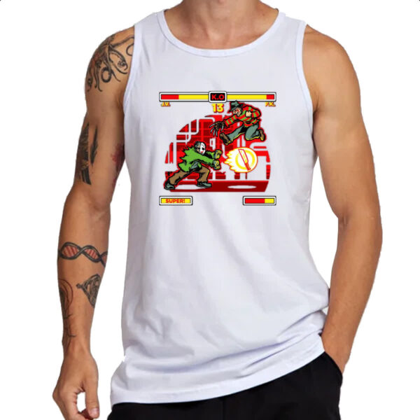 Camiseta Regata Freddy x Jason Street Fighter - Imagem 3
