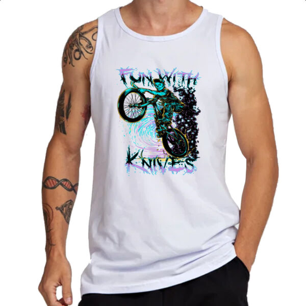 Camiseta Regata Fun with knives - Imagem 3