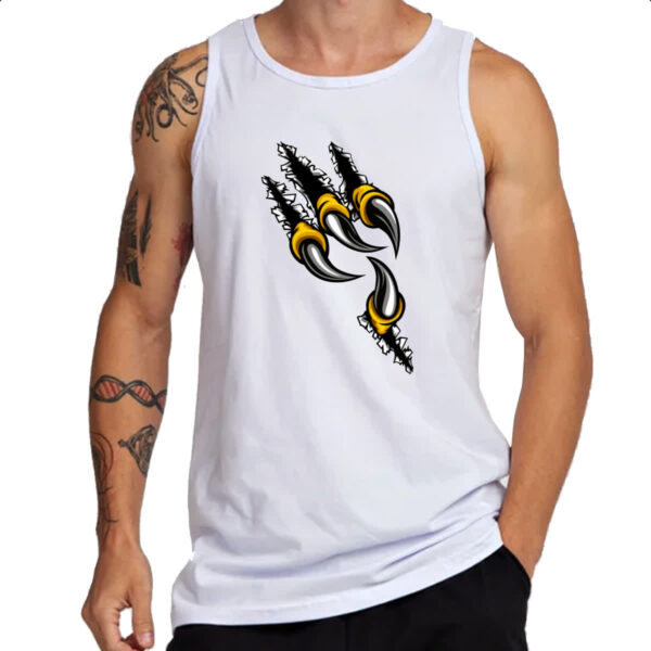 Camiseta Regata Garras de aguia rasgando - Imagem 3