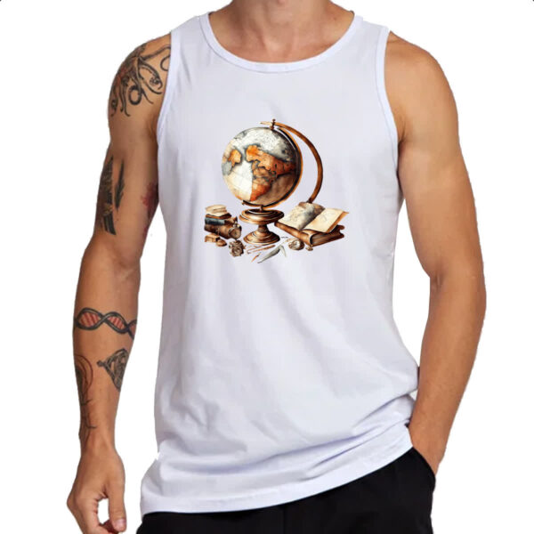 Camiseta Regata Globo antigo vintage - Imagem 3