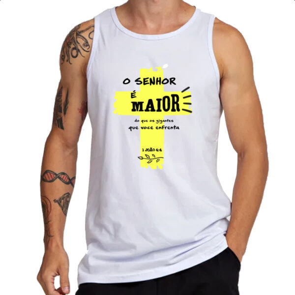 Camiseta Regata Gospel Joao 4.4 - Imagem 3