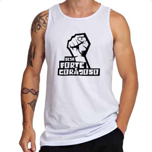 Camiseta Regata Gospel Josue 1.9 - Imagem 3