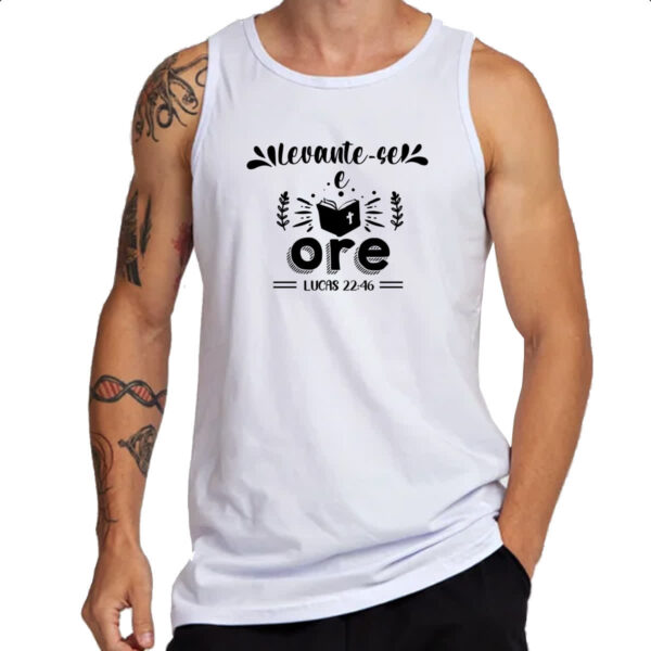 Camiseta Regata Gospel Lucas 22.46 - Imagem 3