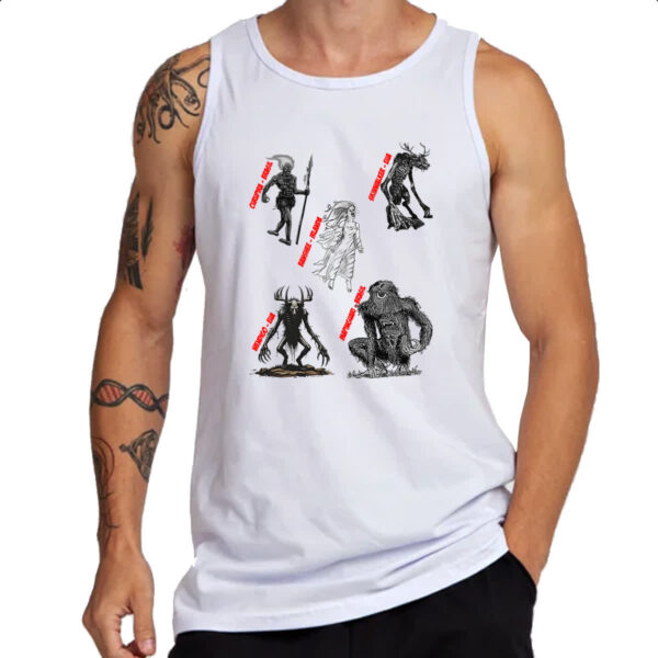 Camiseta Regata Gritos na floresta lendas - Imagem 3