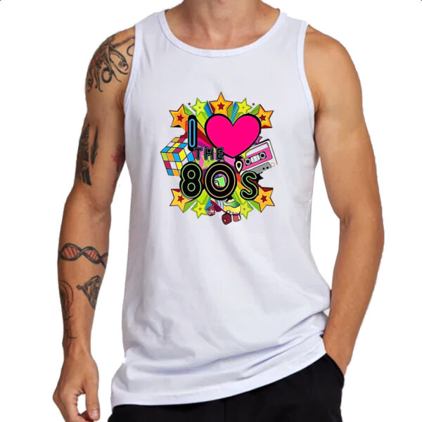 Camiseta Regata I love anos 80 - Imagem 3