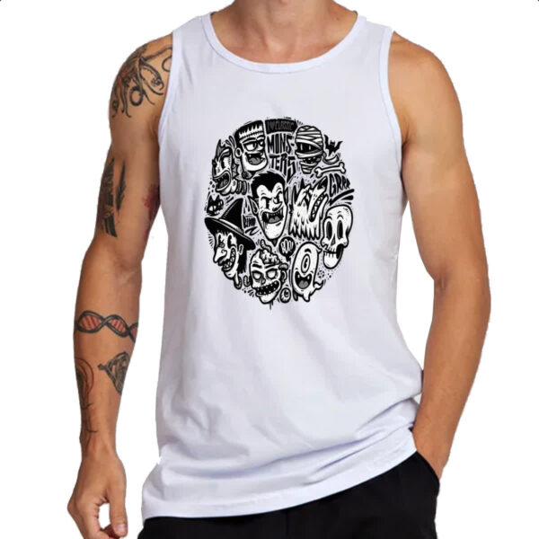 Camiseta Regata I love classic monsters - Imagem 3