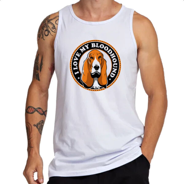 Camiseta Regata I love my Bloodhound - Imagem 3