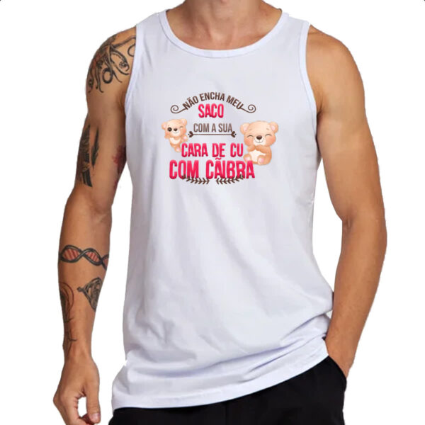 Camiseta Regata Ironico nao encha meu - Imagem 3