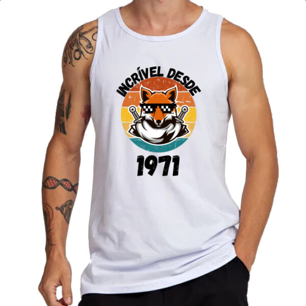Camiseta Regata Incrivel desde 1971 - Imagem 3